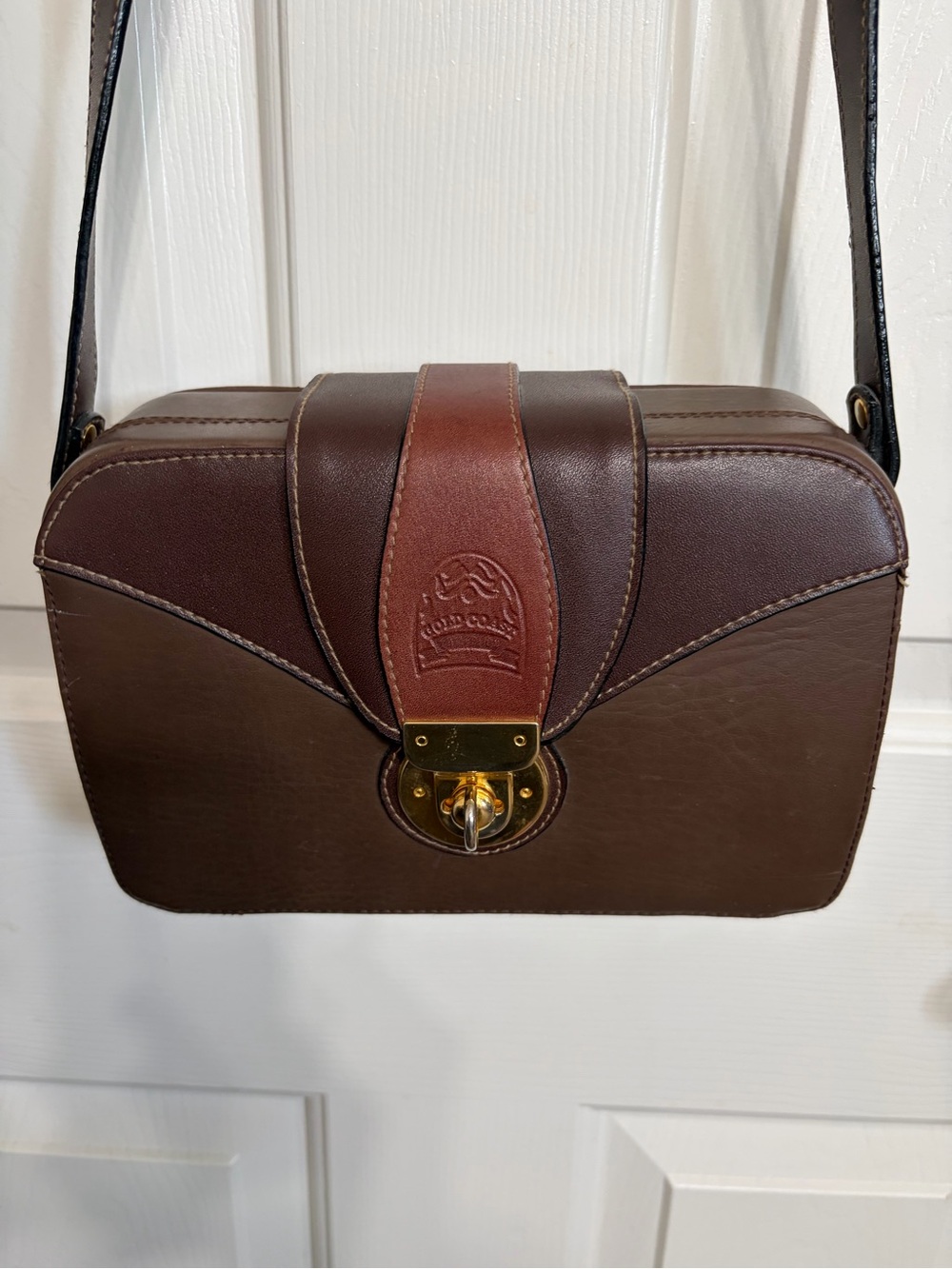 Vintage leather Gold Coast crossbody bag - Picture 2 of 9